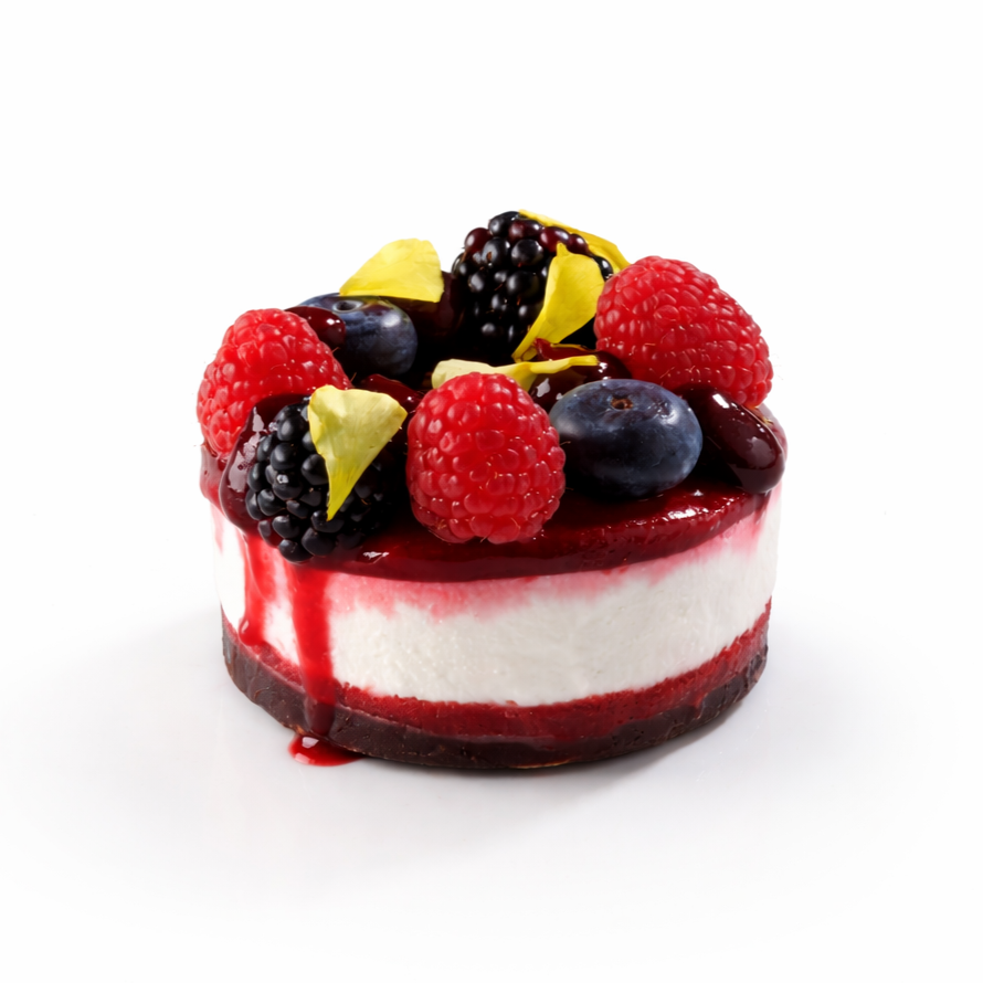 iceloveyou dessert croccante all'amarena con decorazione
